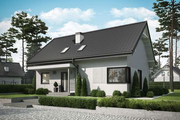  Projekt domu Trypolis 7 szkielet drewniany (SLN2569) - projekt domu parterowego - Zdjęcie 1