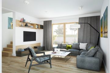  Projekt domu Rio 2 szkielet drewniany (SLN2543) - projekt domu parterowego z poddaszem - Zdjęcie 6