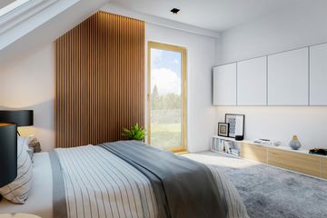  Projekt domu Rio 2 (SLN2410) - projekt domu parterowego z poddaszem - Zdjęcie 7