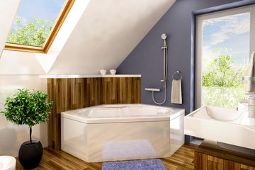  Projekt domu Lerka z wiatą bliźniak [A-BL1] (WRF1857) - projekt domu parterowego z poddaszem - Zdjęcie 6