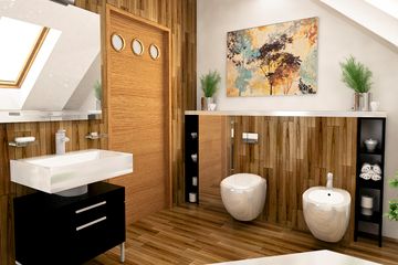  Projekt domu Lerka z wiatą bliźniak [A-BL1] (WRF1857) - projekt domu parterowego z poddaszem - Zdjęcie 7