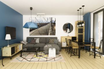  Projekt domu Lerka z wiatą bliźniak [A-BL2] (WRF1855) - projekt domu parterowego z poddaszem - Zdjęcie 3