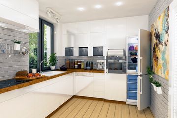  Projekt domu Lerka bez wiaty bliźniak [B-BL1] (WRF1854) - projekt domu parterowego z poddaszem - Zdjęcie 5