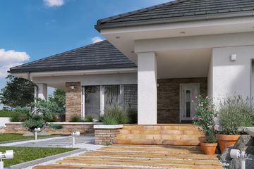  Projekt domu Aksamit 8 (BSA2174) - projekt domu parterowego - Zdjęcie 4