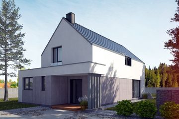  Projekt domu Amoenus II (SLS1120) - projekt domu parterowego z poddaszem - Zdjęcie 1