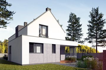  Projekt domu Amoenus II (SLS1120) - projekt domu parterowego z poddaszem - Zdjęcie 3