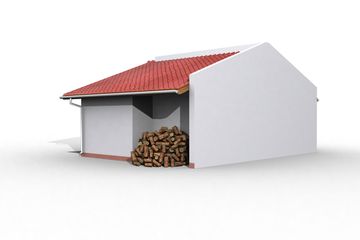  Projekt budynku gospodarczego G19 szkielet drewniany budynek gospodarczy (SLN2574) - projekt budynku parterowego - Zdjęcie 2