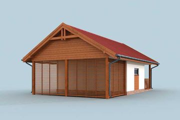  Projekt budynku gospodarczego G289 budynek gospodarczy (SLN2098) - projekt budynku parterowego - Zdjęcie 3