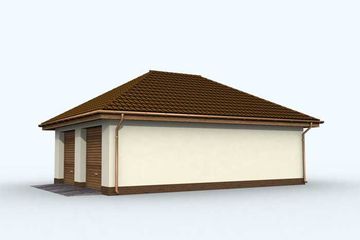  Projekt budynku gospodarczego G134 budynek gospodarczy (SLN1908) - projekt budynku parterowego - Zdjęcie 3