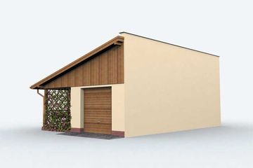  Projekt budynku gospodarczego G138 budynek gospodarczy (SLN1912) - projekt budynku parterowego - Zdjęcie 3