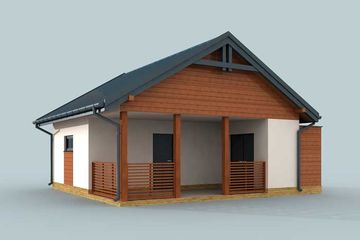  Projekt budynku gospodarczego G290 budynek gospodarczy (SLN2099) - projekt budynku parterowego - Zdjęcie 4