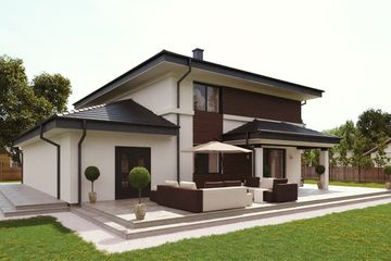  Projekt domu uA61 (WCB1081) - projekt domu z pełnym piętrem - Zdjęcie 3