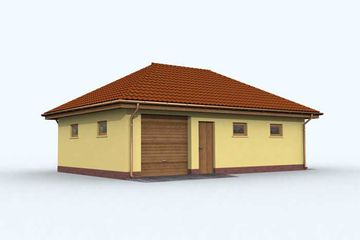  Projekt budynku gospodarczego G131 budynek gospodarczy (SLN1905) - projekt budynku parterowego - Zdjęcie 4