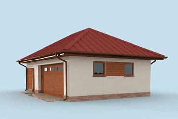  Projekt budynku gospodarczego G293 budynek gospodarczy (SLN2102) - projekt budynku parterowego - Zdjęcie 4