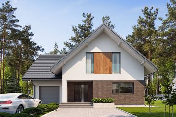  Projekt domu Dino (BSE1139) - projekt domu parterowego z poddaszem - Zdjęcie 1