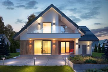  Projekt domu Dino (BSE1139) - projekt domu parterowego z poddaszem - Zdjęcie 2