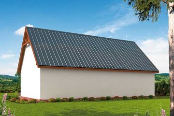  Projekt budynku gospodarczego G240a budynek gospodarczy (SLN2105) - projekt budynku parterowego - Zdjęcie 3