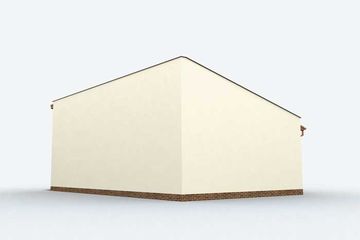  Projekt budynku gospodarczego G161 budynek gospodarczy (SLN1934) - projekt budynku parterowego - Zdjęcie 4