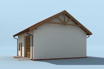  Projekt budynku gospodarczego G207 budynek gospodarczy (SLN1985) - projekt budynku parterowego - Zdjęcie 3