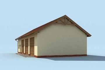  Projekt budynku gospodarczego G206 budynek gospodarczy (SLN1987) - projekt budynku parterowego - Zdjęcie 3