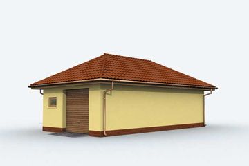  Projekt budynku gospodarczego G148 budynek gospodarczy (SLN1923) - projekt budynku parterowego - Zdjęcie 4