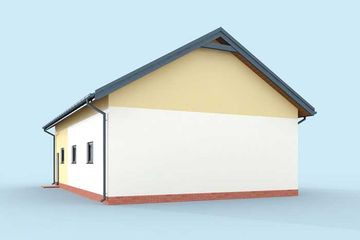  Projekt budynku gospodarczego G302 budynek gospodarczy (SLN2110) - projekt budynku parterowego - Zdjęcie 3