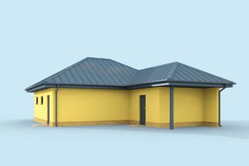  Projekt budynku gospodarczego G306 budynek gospodarczy (SLN2116) - projekt budynku parterowego - Zdjęcie 4