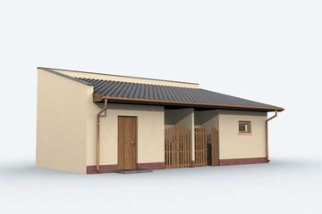  Projekt budynku gospodarczego G149 budynek gospodarczy (SLN1924) - projekt budynku parterowego - Zdjęcie 3