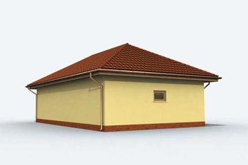  Projekt budynku gospodarczego G157 budynek gospodarczy (SLN1930) - projekt budynku parterowego - Zdjęcie 4