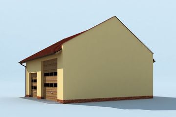  Projekt budynku gospodarczego G214 budynek gospodarczy (SLN1993) - projekt budynku parterowego - Zdjęcie 4