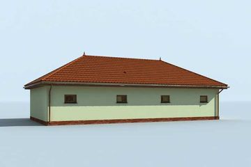  Projekt budynku gospodarczego G218 budynek gospodarczy (SLN1998) - projekt budynku parterowego - Zdjęcie 3