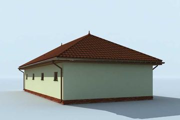  Projekt budynku gospodarczego G218 budynek gospodarczy (SLN1998) - projekt budynku parterowego - Zdjęcie 4