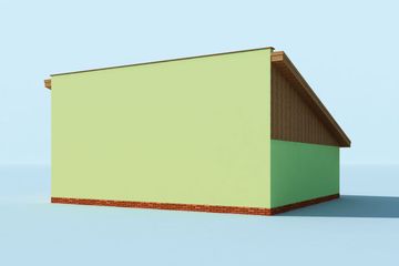  Projekt budynku gospodarczego G220 budynek gospodarczy (SLN2000) - projekt budynku parterowego - Zdjęcie 4