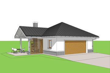  Projekt garażu G25 w. III (WRC2729) - projekt garażu parterowego - Zdjęcie 2