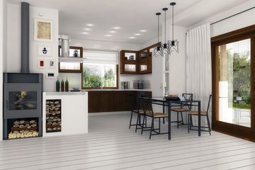  Projekt domu Nowinka V z garażem 1-st. [A] (WRF1919) - projekt domu parterowego z poddaszem - Zdjęcie 9