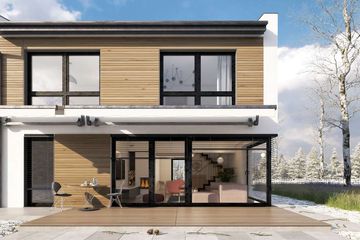  Projekt domu Skagen III DCP401b (WOB1687) - projekt domu z pełnym piętrem - Zdjęcie 4