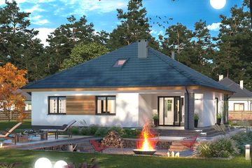  Projekt domu Tryton 3 B (WOE1125) - projekt domu parterowego - Zdjęcie 6