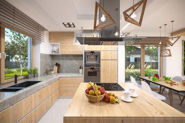  Projekt domu Tryton 3 B (WOE1125) - projekt domu parterowego - Zdjęcie 10