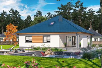  Projekt domu Tryton 3 WZ (WOE1126) - projekt domu parterowego - Zdjęcie 5