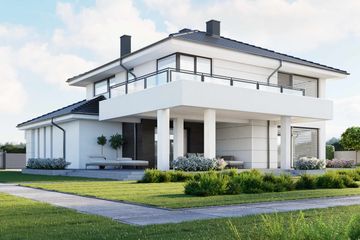  Projekt domu HomeKoncept 64 (KRX1079) - projekt domu z pełnym piętrem - Zdjęcie 3