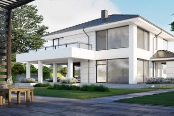  Projekt domu HomeKoncept 64 (KRX1079) - projekt domu z pełnym piętrem - Zdjęcie 5