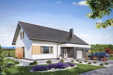  Projekt domu Domena 114 A (WRW1312) - projekt domu parterowego - Zdjęcie 1