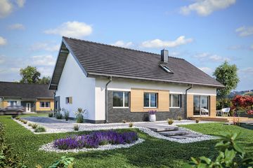  Projekt domu Domena 114 A (WRW1312) - projekt domu parterowego - Zdjęcie 3