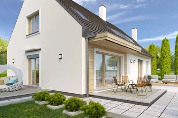  Projekt domu Kevin a (WRD2453) - projekt domu parterowego z poddaszem - Zdjęcie 4