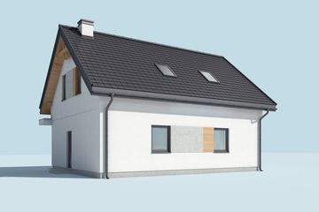  Projekt domu Velva (SLN2576) - projekt domu parterowego z poddaszem - Zdjęcie 4