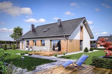  Projekt domu Domena 106 A-T (WRW1313) - projekt domu parterowego - Zdjęcie 2