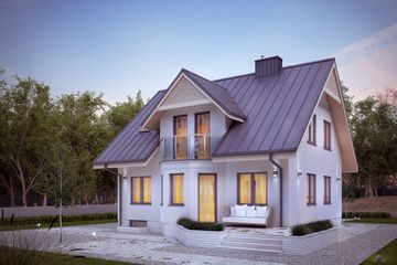  Projekt domu Pliszka 4 (BSA1571) - projekt domu parterowego z poddaszem - Zdjęcie 3