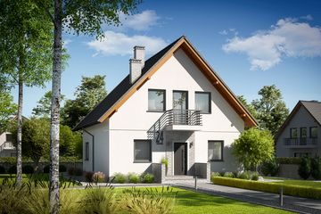  Projekt domu Daga II (WRC2730) - projekt domu parterowego z poddaszem - Zdjęcie 3