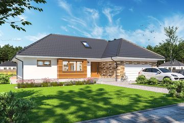  Projekt domu Pandora (WOE1127) - projekt domu parterowego - Zdjęcie 1