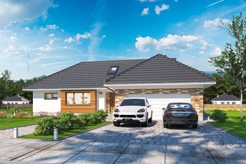  Projekt domu Pandora (WOE1127) - projekt domu parterowego - Zdjęcie 2